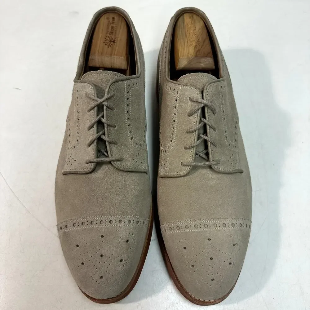 NWOT Crockett & Jones x Ralph Lauren Suede Cap Toe Brogue Made in England 10.5 D